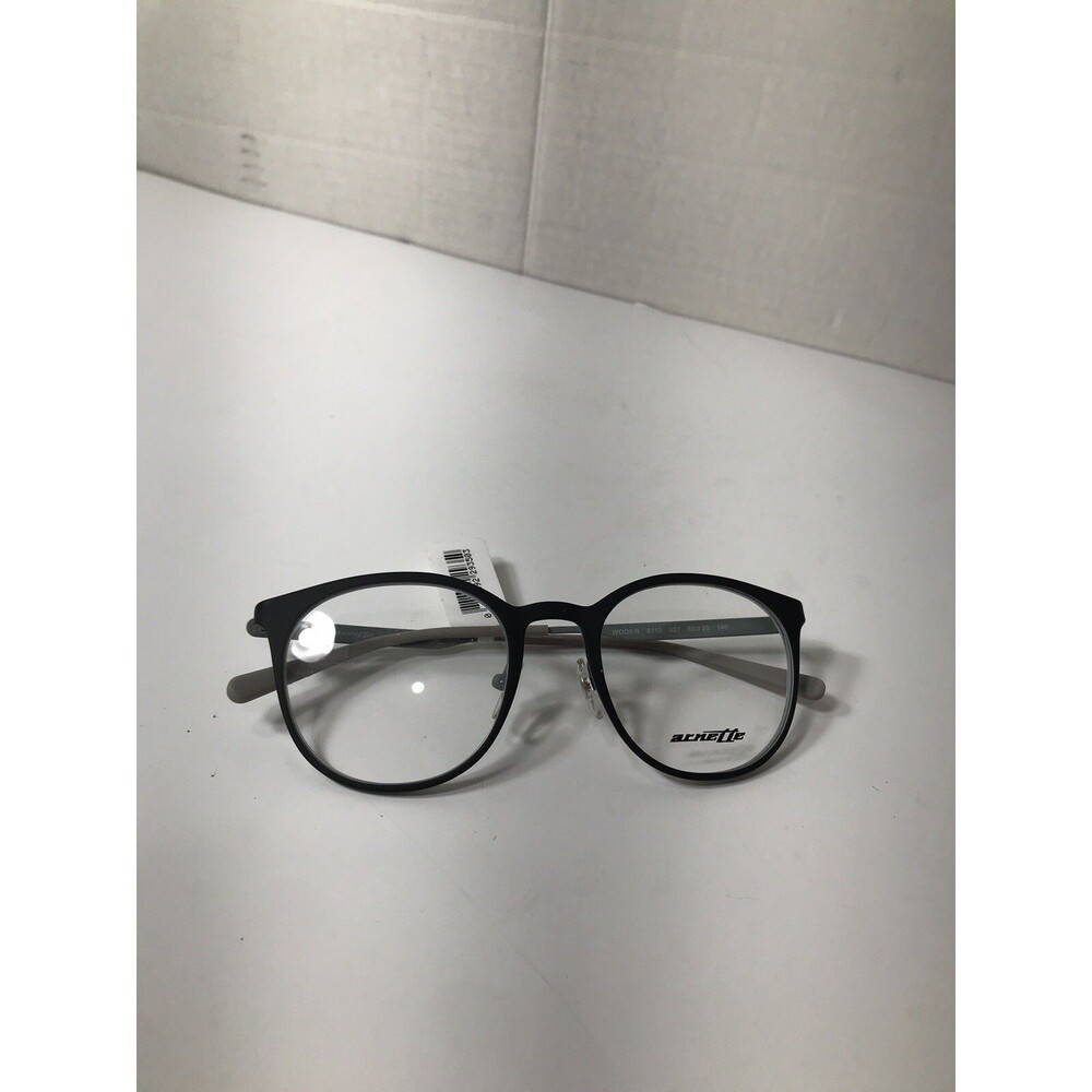 Arnette OAN 6113 Men's Full Rim Round Eyeglasses - Black -